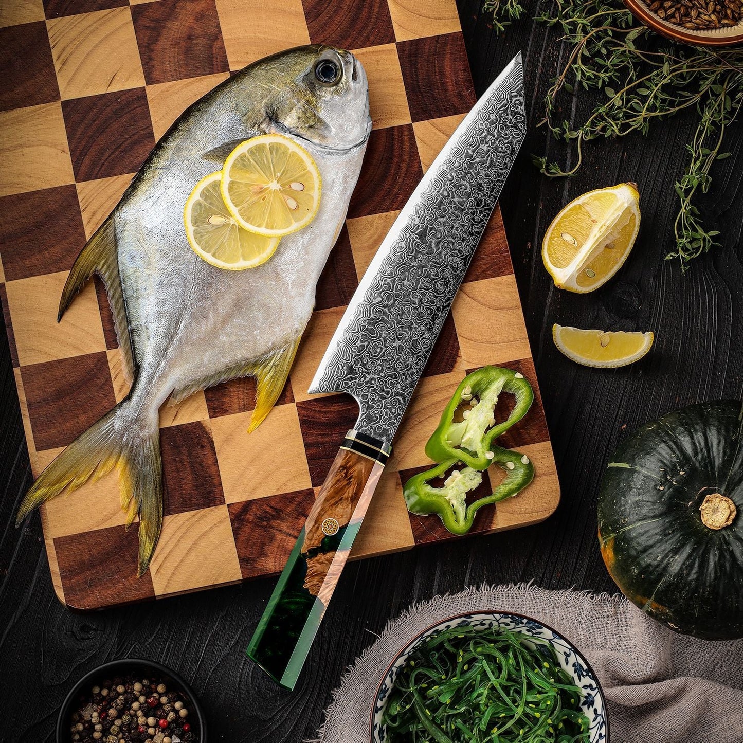 Kiritsuke chef knife 21cm